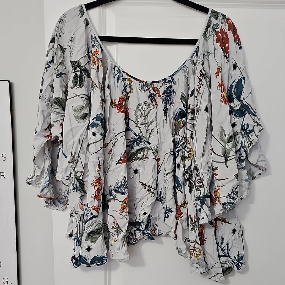 Floral Print Women's Top